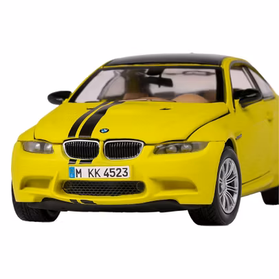 Macheta auto BMW M3 Coupe E90 2008 verde1-24 Motormax