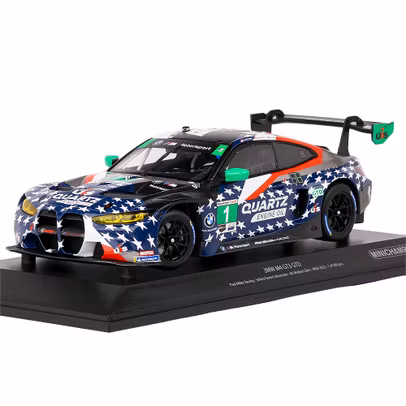 Macheta auto BMW M4 GT3 Twin turbo #1 GTD IMSA 6h Watkins Glen 2022 B.Sellers 1-18