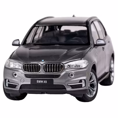 BMW X5 (F15) 2015, macheta SUV scara 1:24, gri metalizat, Welly