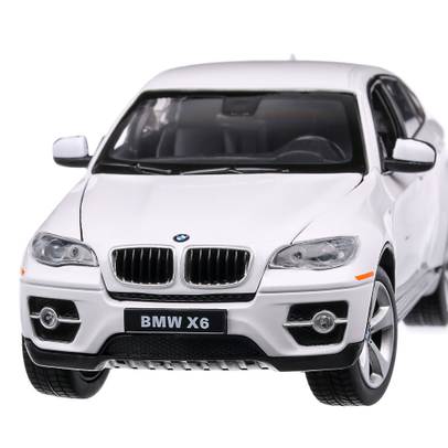 Macheta auto BMW X6 2009 scara 1:24 alb Rastar
