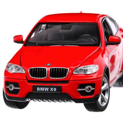 Macheta auto BMW X6 2009 scara 1:24 rosu Rastar