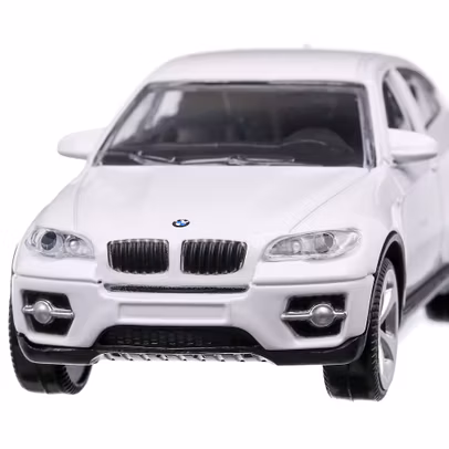 Macheta auto BMW X6 2009 scara 1:43 alb Rastar