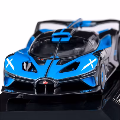 Macheta auto Bugatti Bolide 2020 albastru 1:43 Bburago