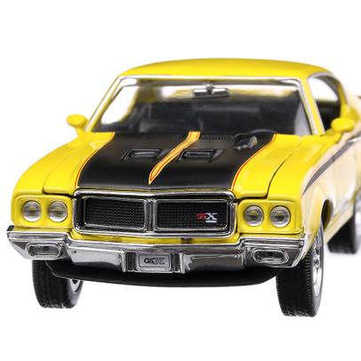 Macheta auto Buick GSX 1970 scara 1:24 galben cu negru Welly