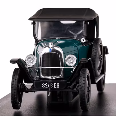 Macheta auto Citroen Type C3 5hp Torpedo 1923 verde cu negru 1:24 