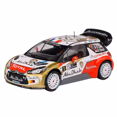 Macheta auto Citroen DS3 WRC No.1 Loeb-Elena 2013 1-18