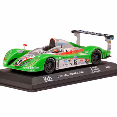 macheta-auto-courage-c60-peugeot-a23-no-18-24h-le-mans-2002-verde-1-43 (1)
