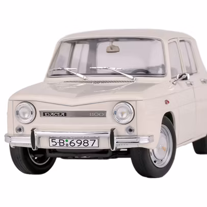 Macheta auto Dacia 1100 1968 alb 1:18 Solido