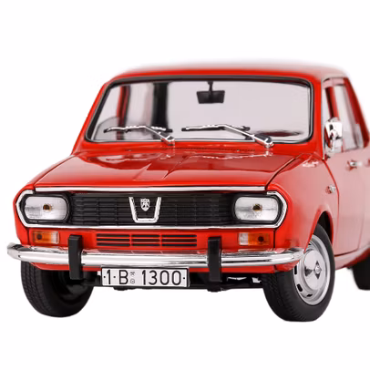 Macheta auto Dacia 1300 1972 rosu scara 1:18 Norev editie limitata - vedere din fata