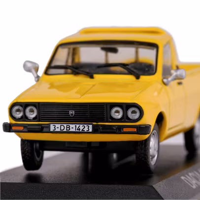 Macheta auto Dacia 1304 Pick-up galben scara 1:43