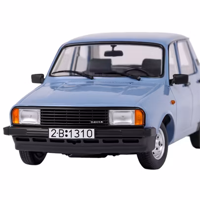 Macheta auto Dacia 1310 L 1993 bleu scara 1:18 Triple 9 - vedere frontala