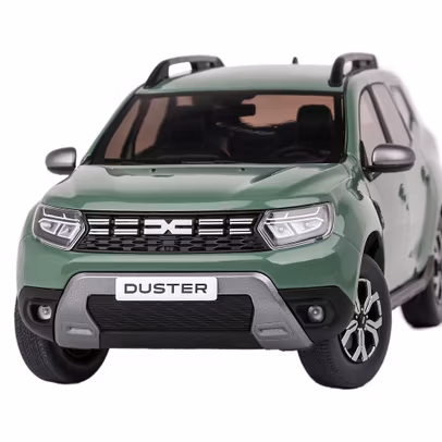 Machetă Dacia Duster PH.3 2023 verde 1:18 Solido - vedere din fata