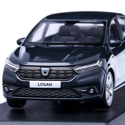 Macheta auto Dacia Logan 2021 gri 1:43