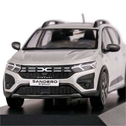 Macheta auto Dacia Sandero 2023 Facelift gri 1:43