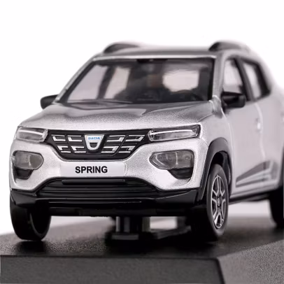 Macheta auto Dacia Spring 2022 gri 1:43 Norev - vedere vedere frontala