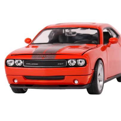 Macheta auto Dodge Challenger SRT8 portocaliu 2008 1-24
