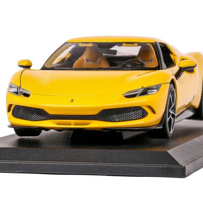 Macheta auto Ferrari 296 GTB galben 1:18