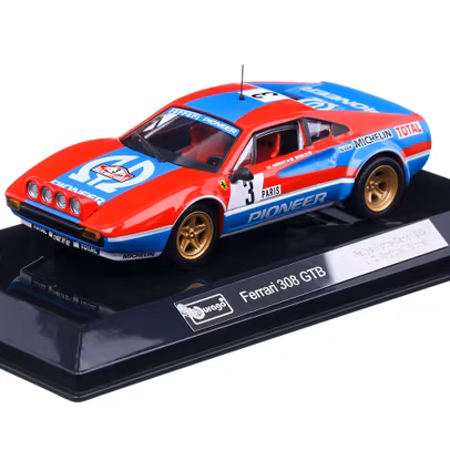 Macheta auto Ferrari 308 GTB No.3 Monte Carlo 1982 rosu 1:43