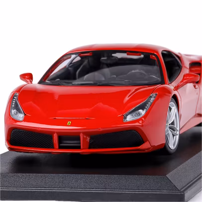 Macheta auto Ferrari 488 GTB 2015 scara 1:18 rosu Bburago