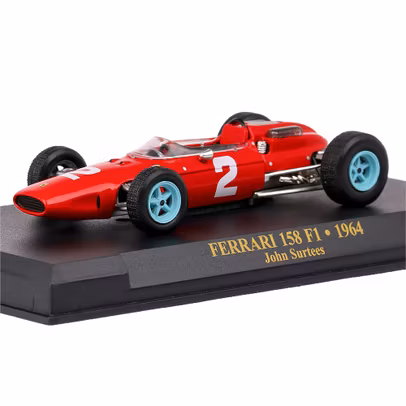 Macheta auto Ferrari F1 158 No.2 John Surtees F1 World champion 1964 1:43