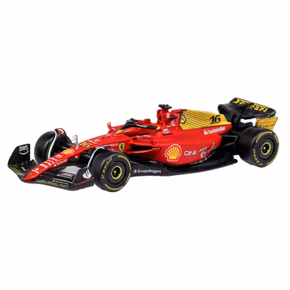 Macheta auto Ferrari F1-75 C.Leclerc No.16 F1 2022 scara 1:43 Bburago Special Edition
