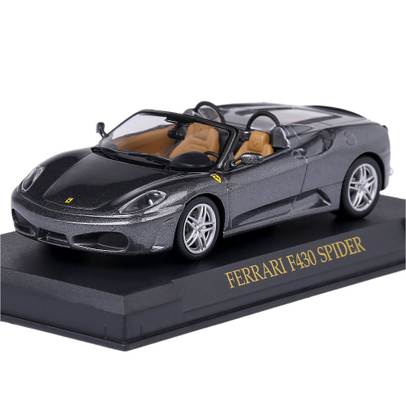 Macheta auto Ferrari F430 Spider Scara 1:43 gri Magazine Models