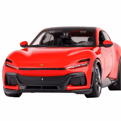 Macheta Ferrari Purosangue 2023 SUV Rosu 1:24 Bburago - vedere din fata