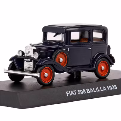 Macheta auto Fiat 508 Balilla Carabinieri 1938 albastru 1:43