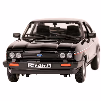 Macheta auto Ford Capri 1982 negru 1:24