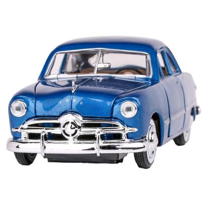 Macheta auto Ford COUPE 1949 1:24 albastru Motor Max-3