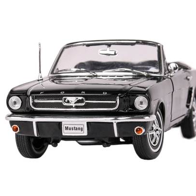 Macheta auto Ford Mustang Convertible 1/2 1964 negru 1-18