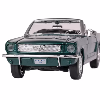 Macheta auto Ford Mustang Convertible 1964 verde 1-24 - Resigilat