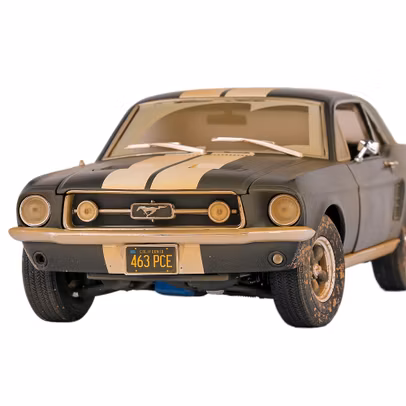 Macheta auto Ford Mustang Coupe Creed II 1967 negru 1:18 GreenLight