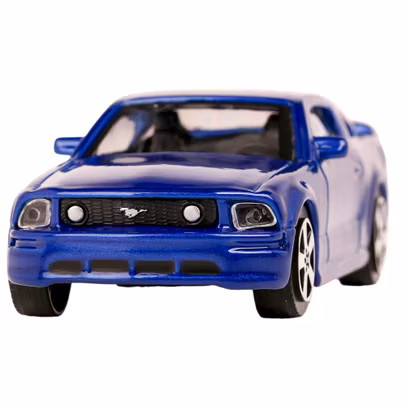 Macheta auto Ford Mustang GT albastru 1:43