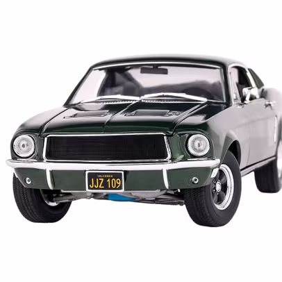 Macheta auto Ford Mustang GT Fastback 1968 verde 1:18 GreenLight