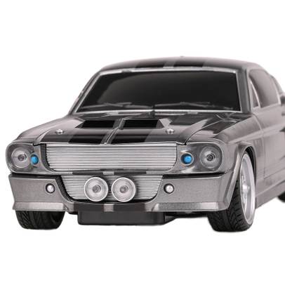 Macheta auto Ford Mustang Shelby Eleanor GT500 1967 gri 1-18