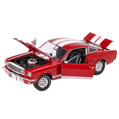Macheta auto Ford Mustang Shelby GT350 1966 rosu 1:18