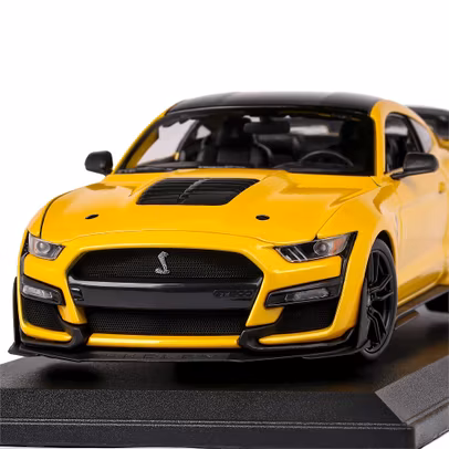 Macheta auto Ford Mustang Shelby GT500 2020 galben 1:18