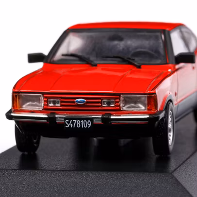 Macheta auto Ford Taunus GT SP5 1983 scara 1:43 rosu Atlas
