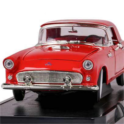 Macheta auto Ford Thunderbird 1955 rosu 1-18