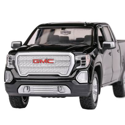 Macheta auto GMC Sierra 1500 Denali Crew Cab 2019 negru 1:27