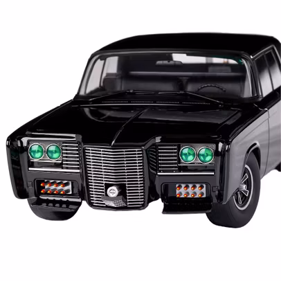 Macheta auto Imperial Black Beauty 1966 scara 1:18 negru AutoArt