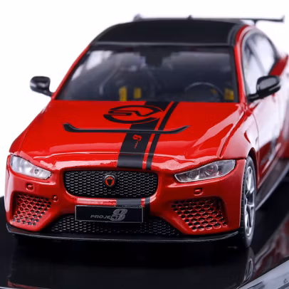 Macheta auto Jaguar XE SV Project 8 2017, scara 1:43, visiniu, Ixo