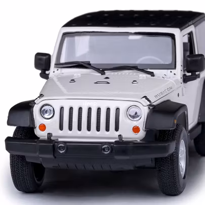 Macheta auto JEEP Wrangler 2007, scara 1:24, alb, Welly