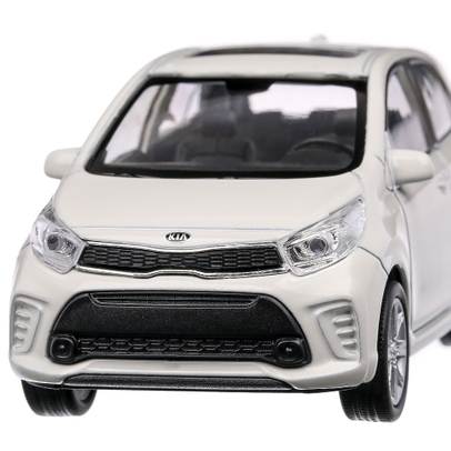 Macheta auto Kia Picanto 2017 scara 1:36 alb Welly