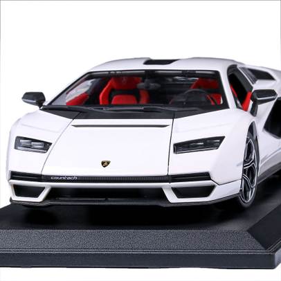 Macheta auto Lamborghini Countach LPI 800-4 2021 scara 1:18 alb Maisto-3