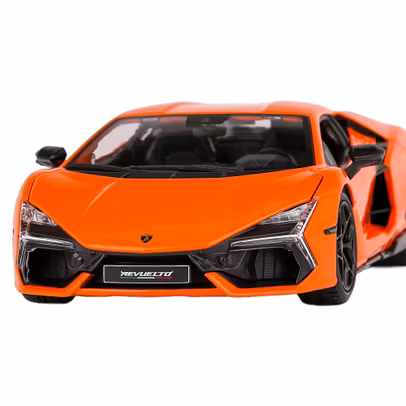 Macheta auto Lamborghini Revuelto portocaliu scara 1:24