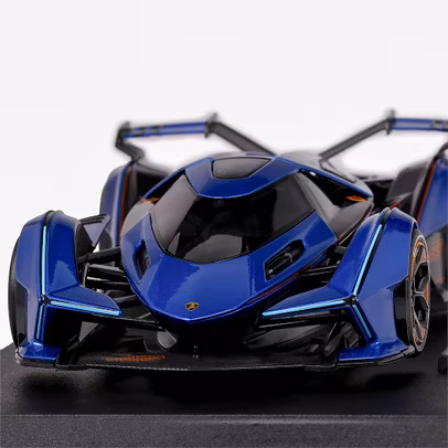 Macheta auto Lamborghini Vision Gran Turismo V12 2019 albastru