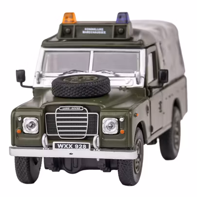 Macheta auto Land Rover Series III Soft Top - Verde inchis - Scara 1:43 - Cararama