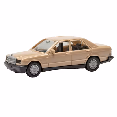 Macheta auto Mercedes-Benz 190 E minikit 1-87 bej Herpa